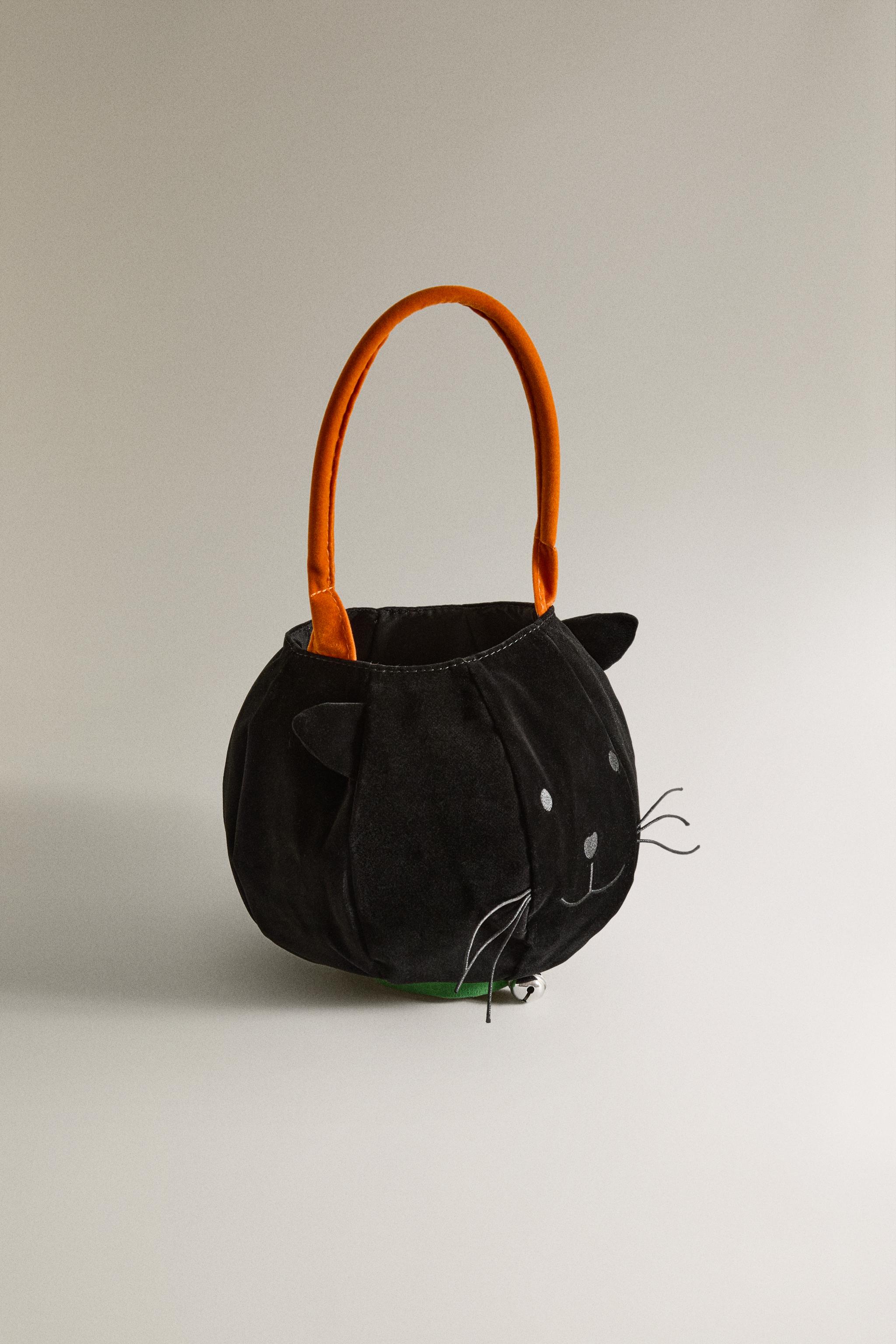 CHILDREN'S HALLOWEEN CAT CANDY BAG