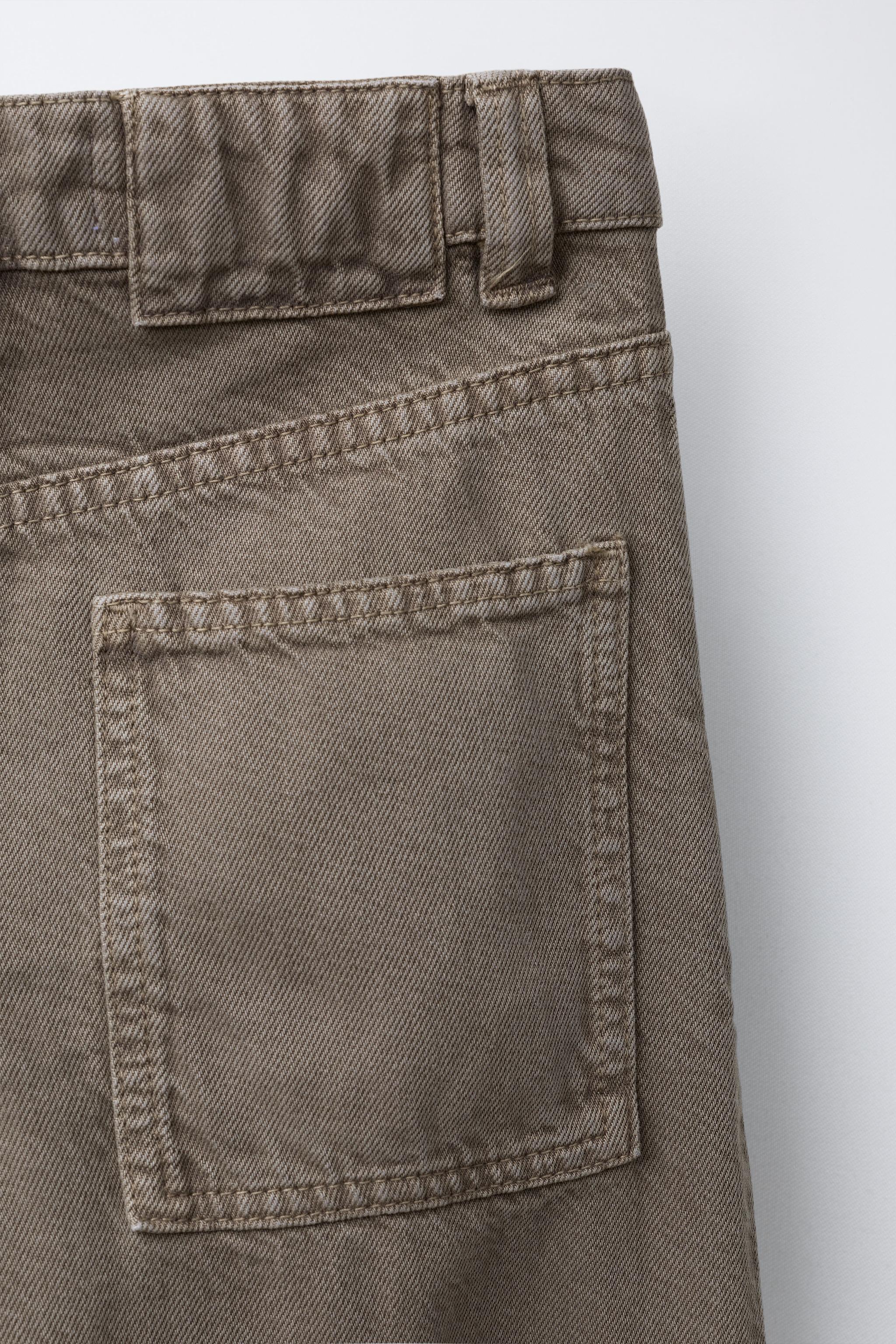 PANTALON BAGGY DÉCONTRACTÉ EN SERGÉ