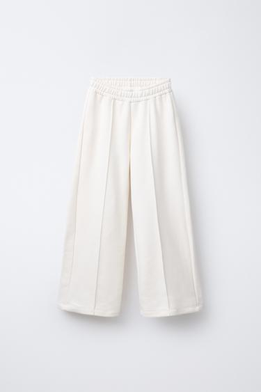 Zara SPORTY CULOTTES - Ecru