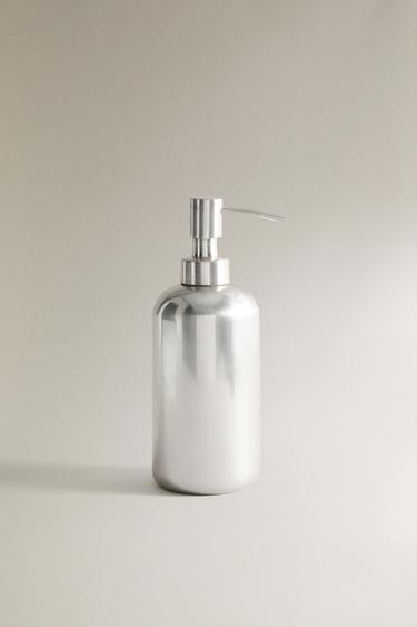 METAL SOAP DISPENSER - Silver by Zara