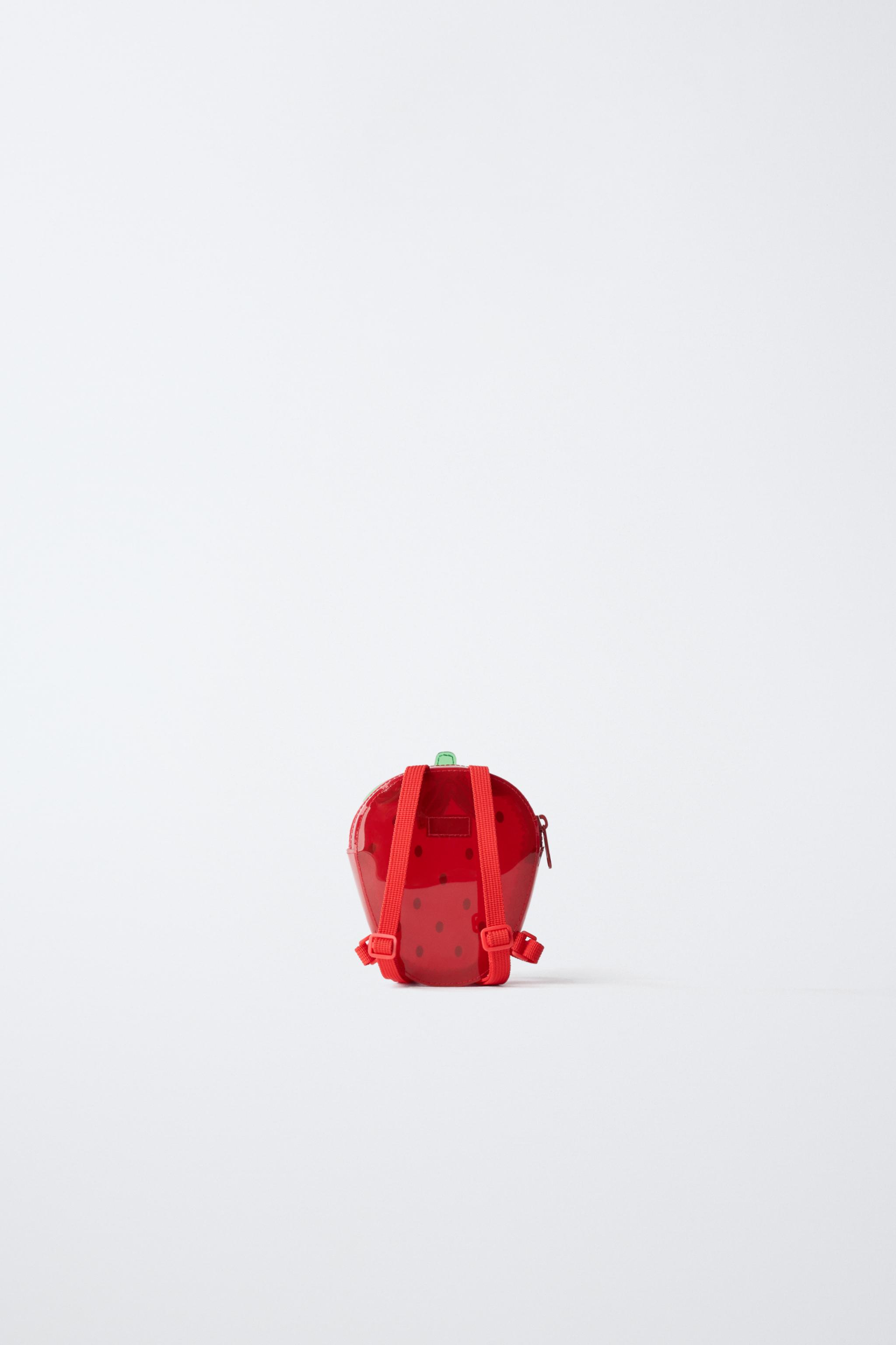 STRAWBERRY VINYL BACKPACK