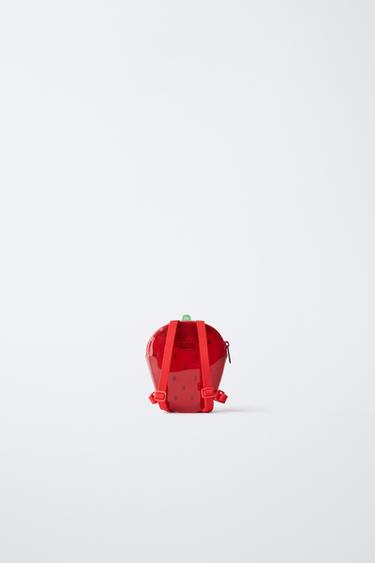STRAWBERRY VINYL BACKPACK - Red by Zara - Image 4