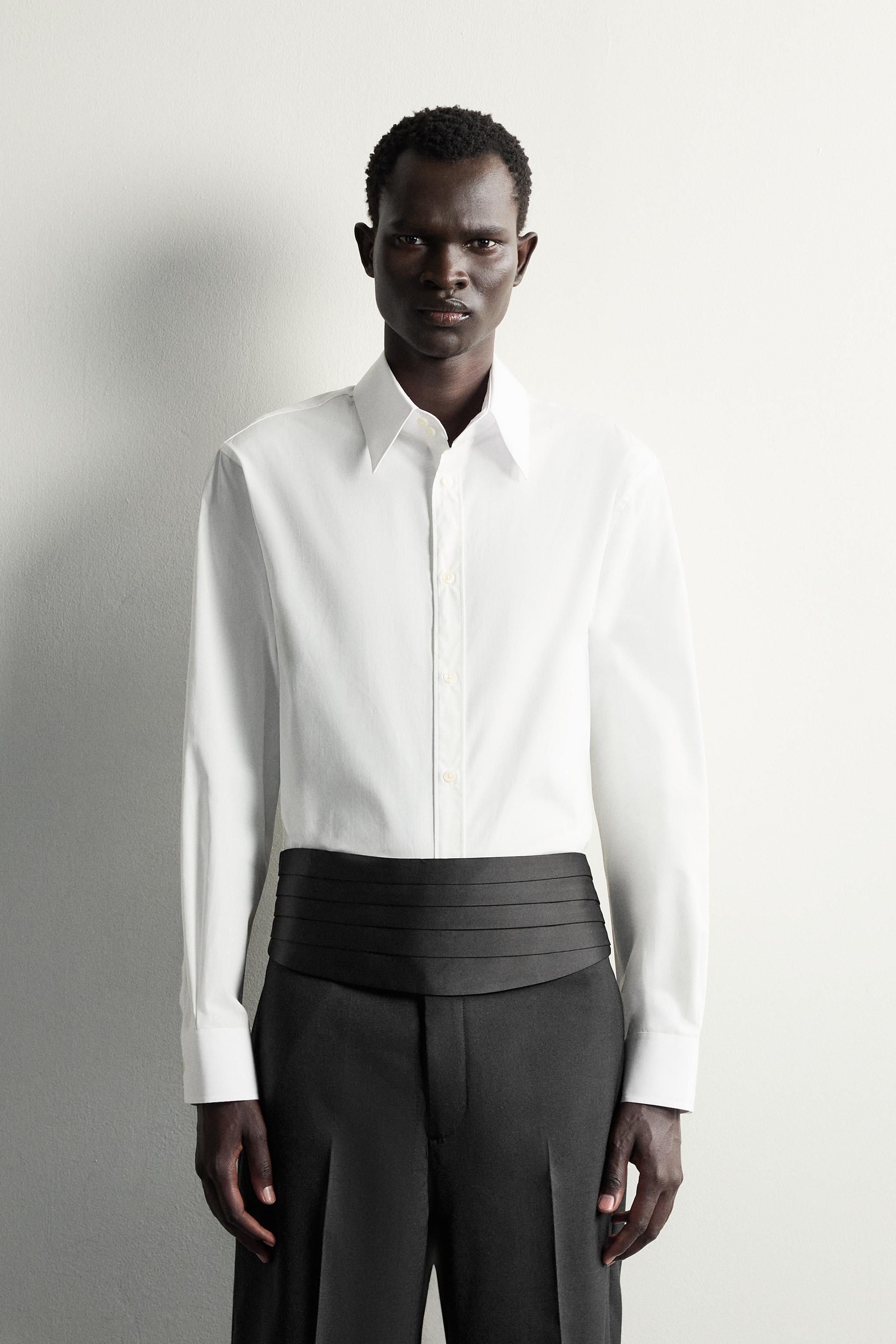 CHEMISE RELAXED FIT COTON