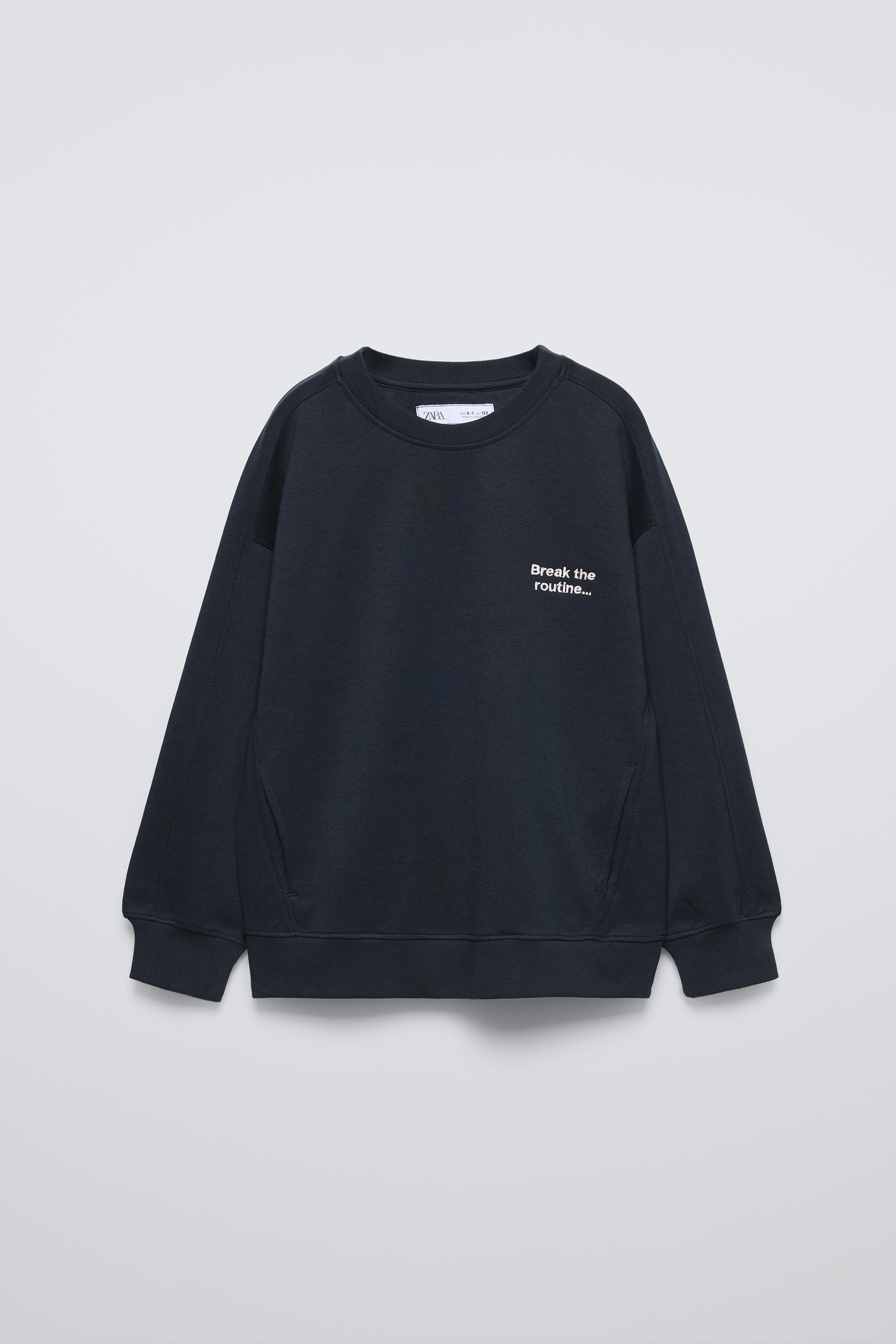 Zara HTF Monday again sweatshirt shops