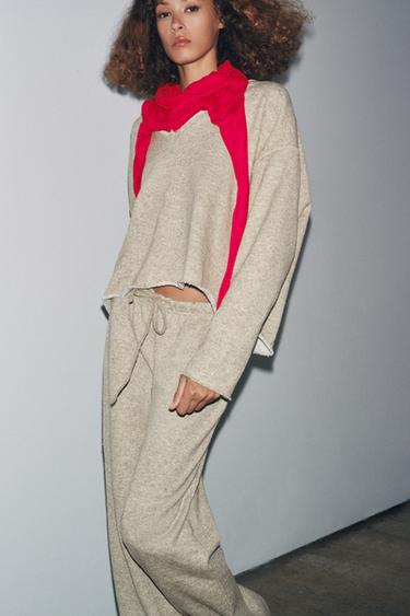 Zara RUSTIC PANTS - Tans