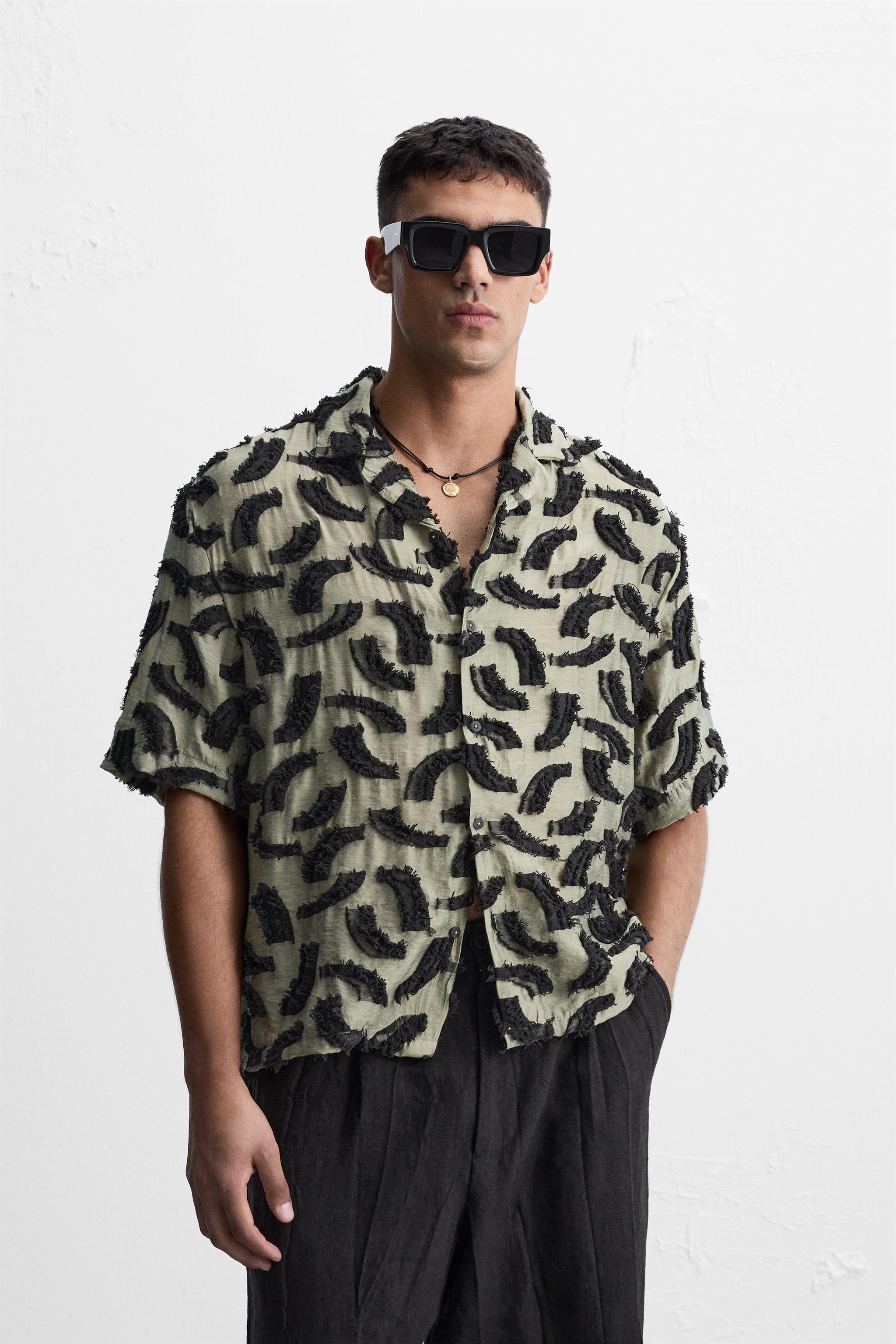Camisa de calaveras hombre zara hotsell