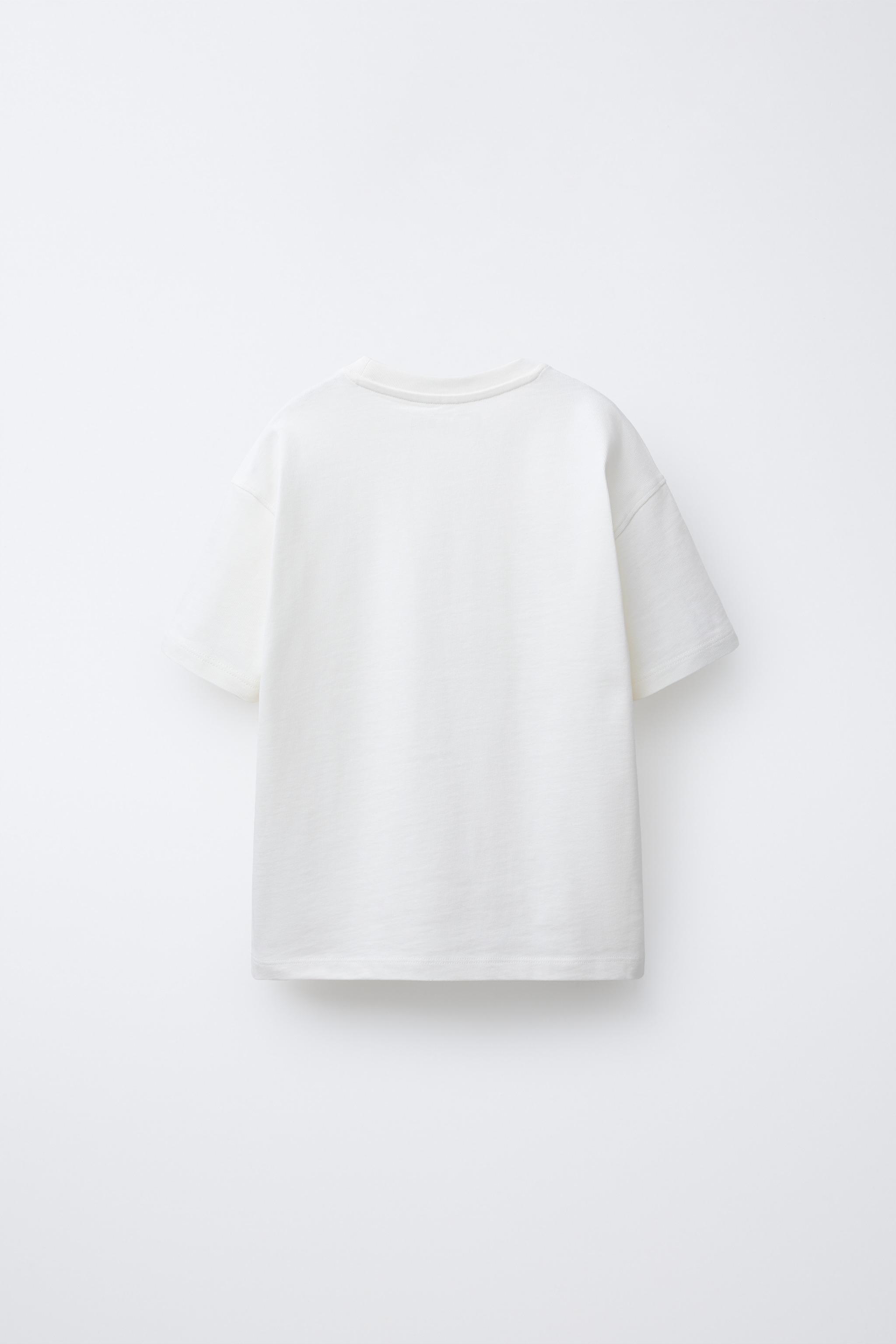 HEAVYWEIGHT EMBROIDERED TEXT T-SHIRT