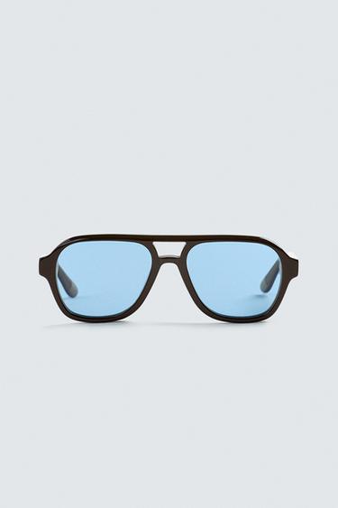 OVAL SUNGLASSES - Blue by Zara