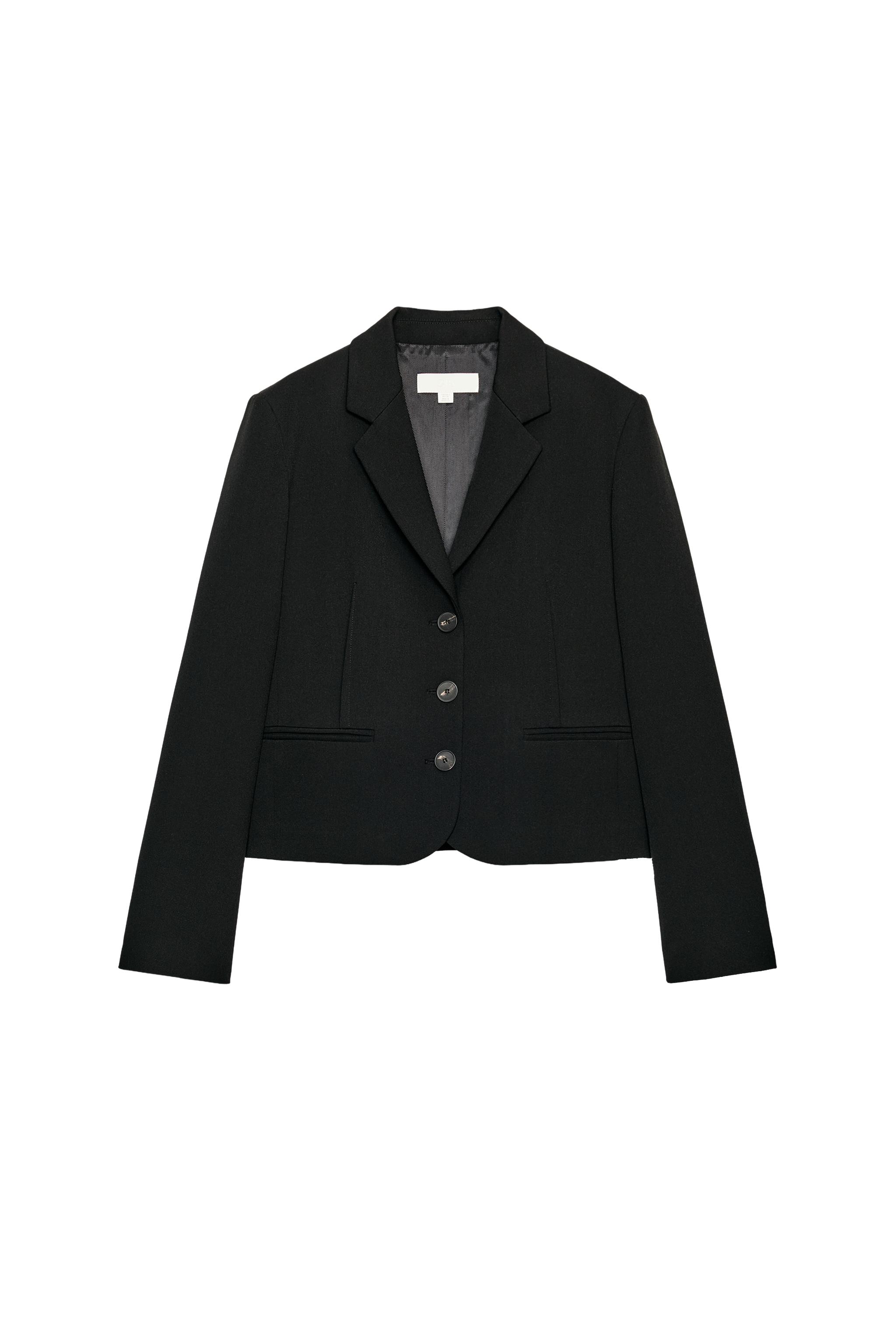 CROPPED SEAMED BLAZER
