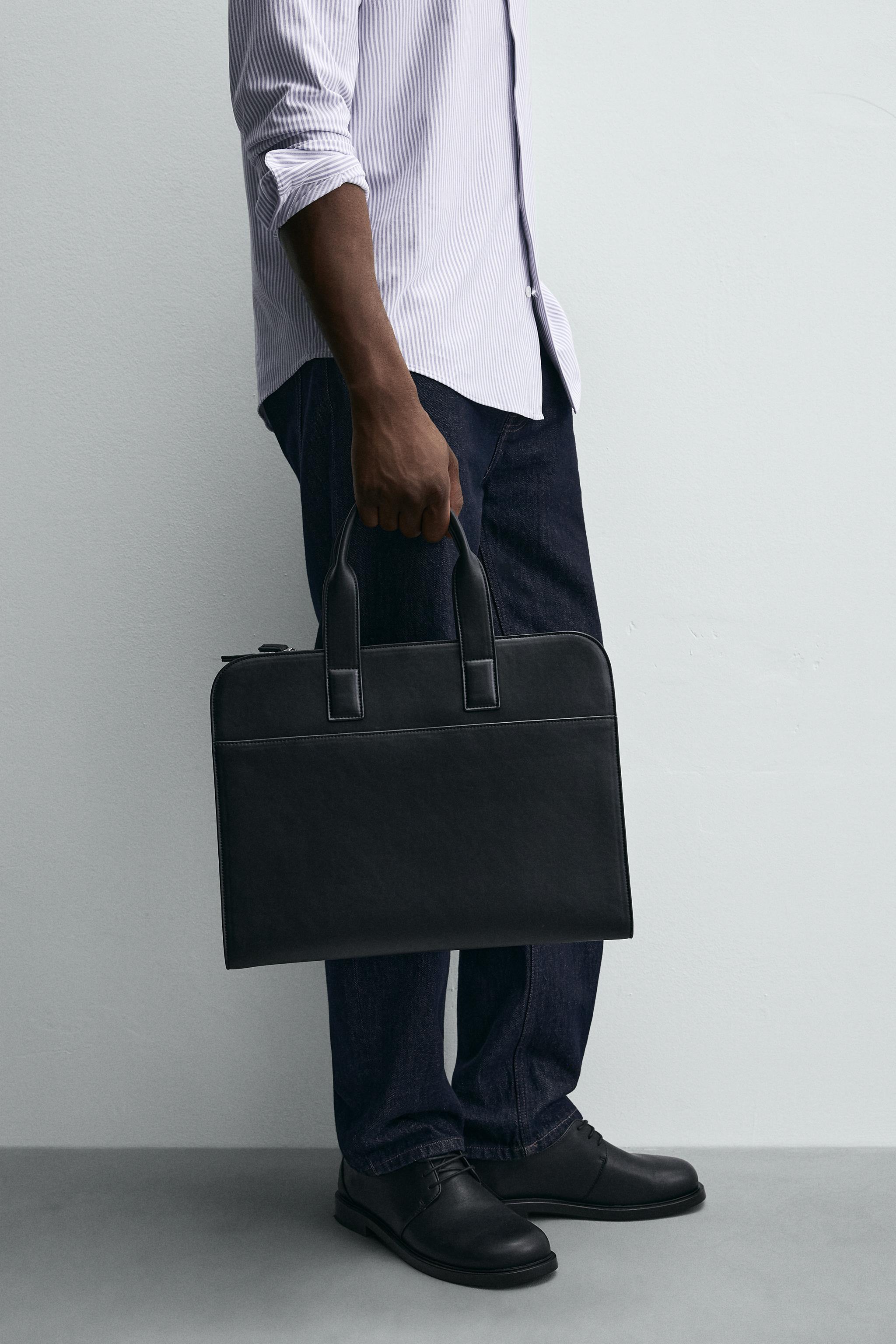 SMOOTH BRIEFCASE - Black | ZARA United States