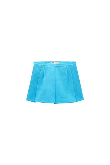 SHORT TEXTURED SKIRT
