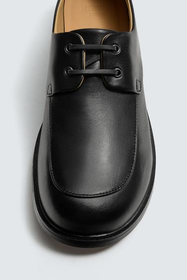 LEATHER DECK SHOES LIMITED EDITION - Black by Zara - Image 2