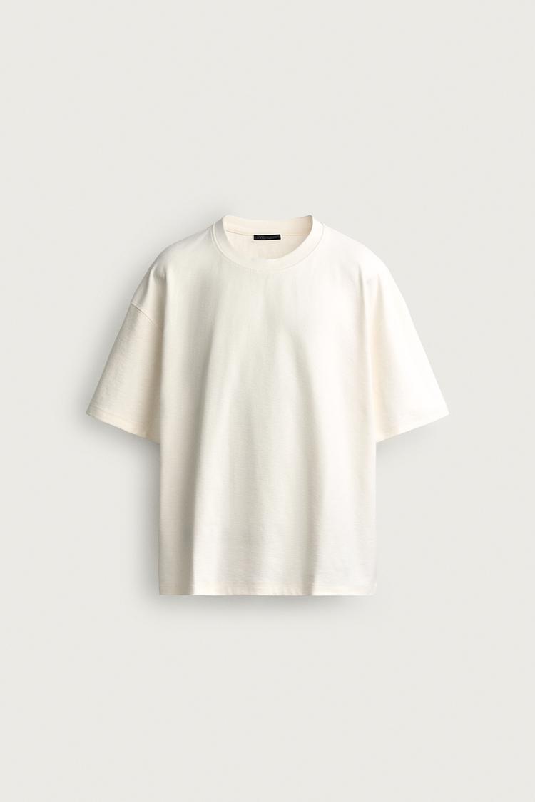 RELAXED FIT SEAM DETAIL T-SHIRT