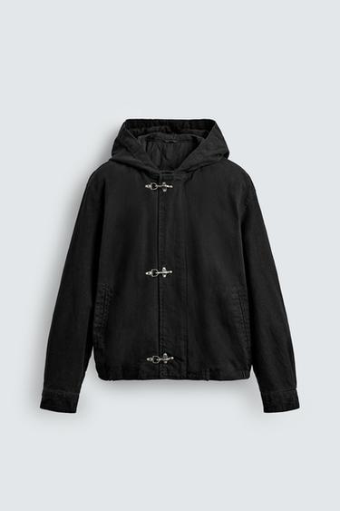ЈАКНА СО КАПУЉАЧА И АЛКИ - Црна од Zara
