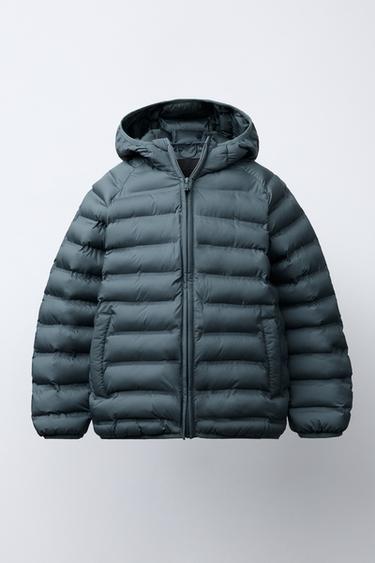 ULTRALIGHT WATER-REPELLENT JACKET - Blue / Grey by Zara