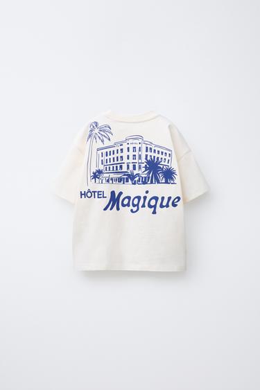T-SHIRT IMPRIMÉ HÔTEL MAGIQUE © X ZARA - Écru de Zara - Image 1