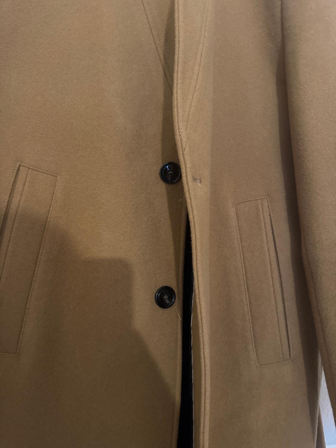 INVERTED LAPEL COLLAR COAT - Image 2