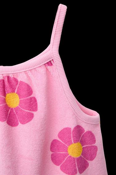 OVERALL MIT FROTTIERDRUCK - Rosa von Zara