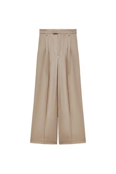 ZW COLLECTION DARTED TROUSERS