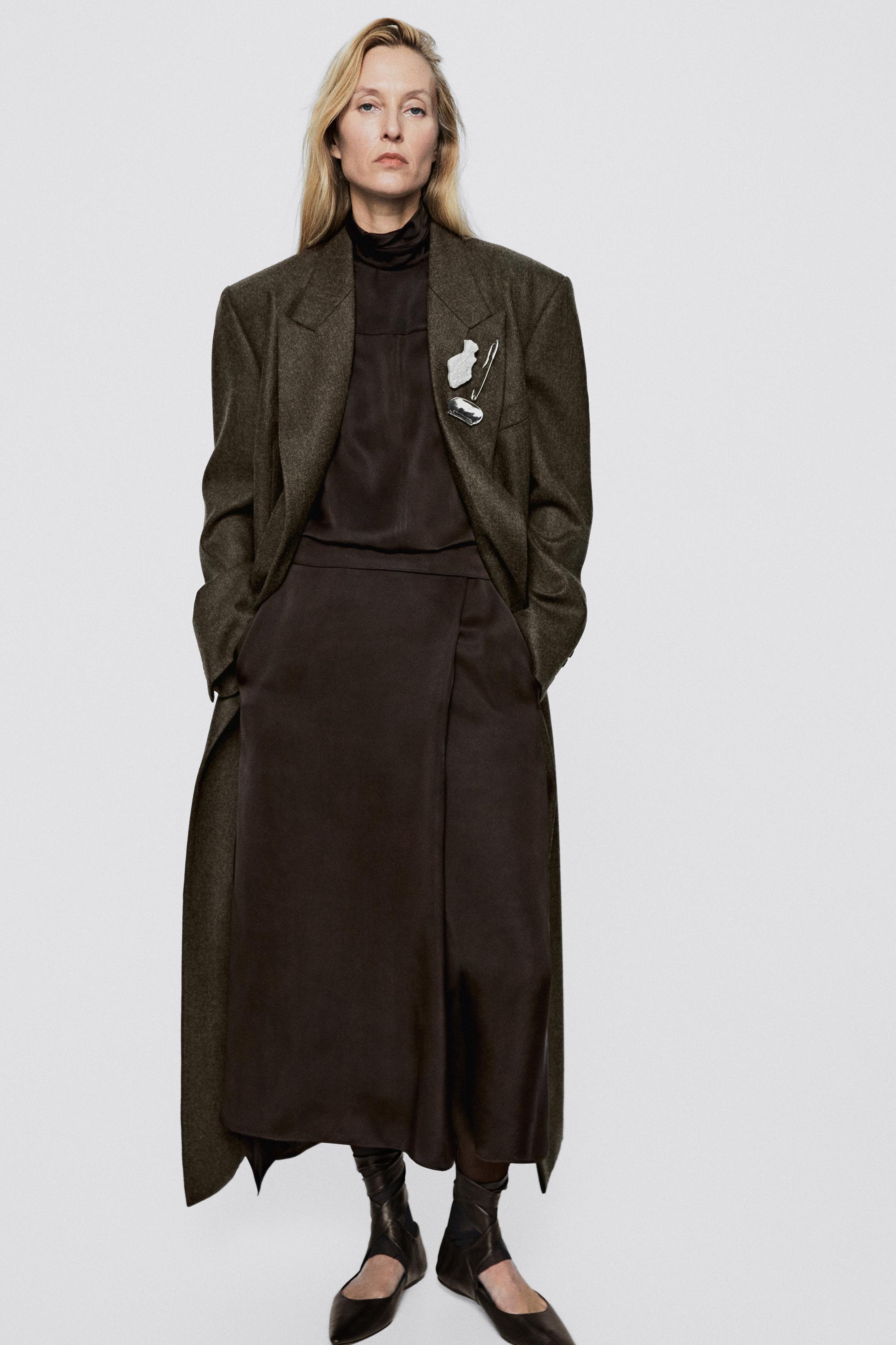 Oversize double-breasted long coat - LIMITED EDITION