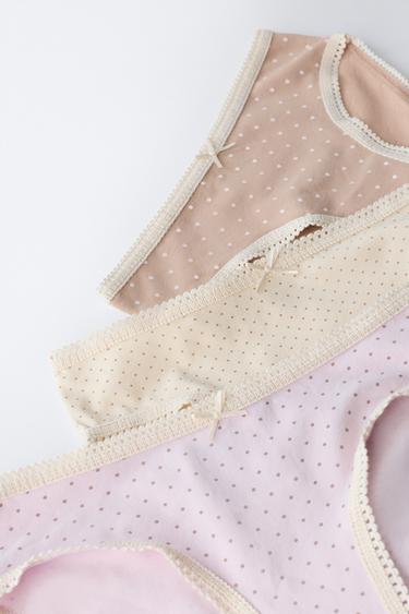 6-14 ANS/ LOT DE SIX CULOTTES À POIS - Multicolore de Zara - Image 5