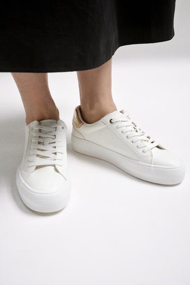 CONTRAST TRAINERS - White by Zara - Image 0