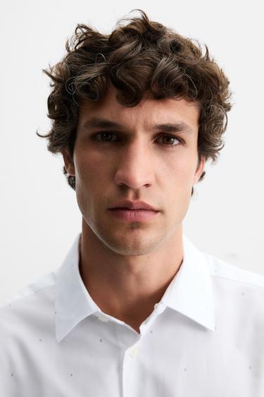 GEOMETRIC PRINT SHIRT - Printed by Zara - Image 4