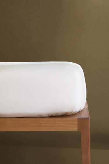 CHILDREN'S COTTON FITTED SHEET - Oyster-white by Zara - Image 5
