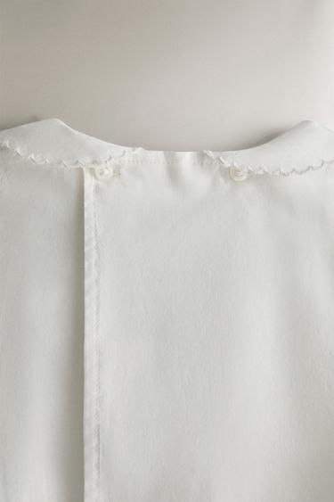 CHEMISE BÉBÉ BRODÉE - Blanc cassé de Zara - Image 3