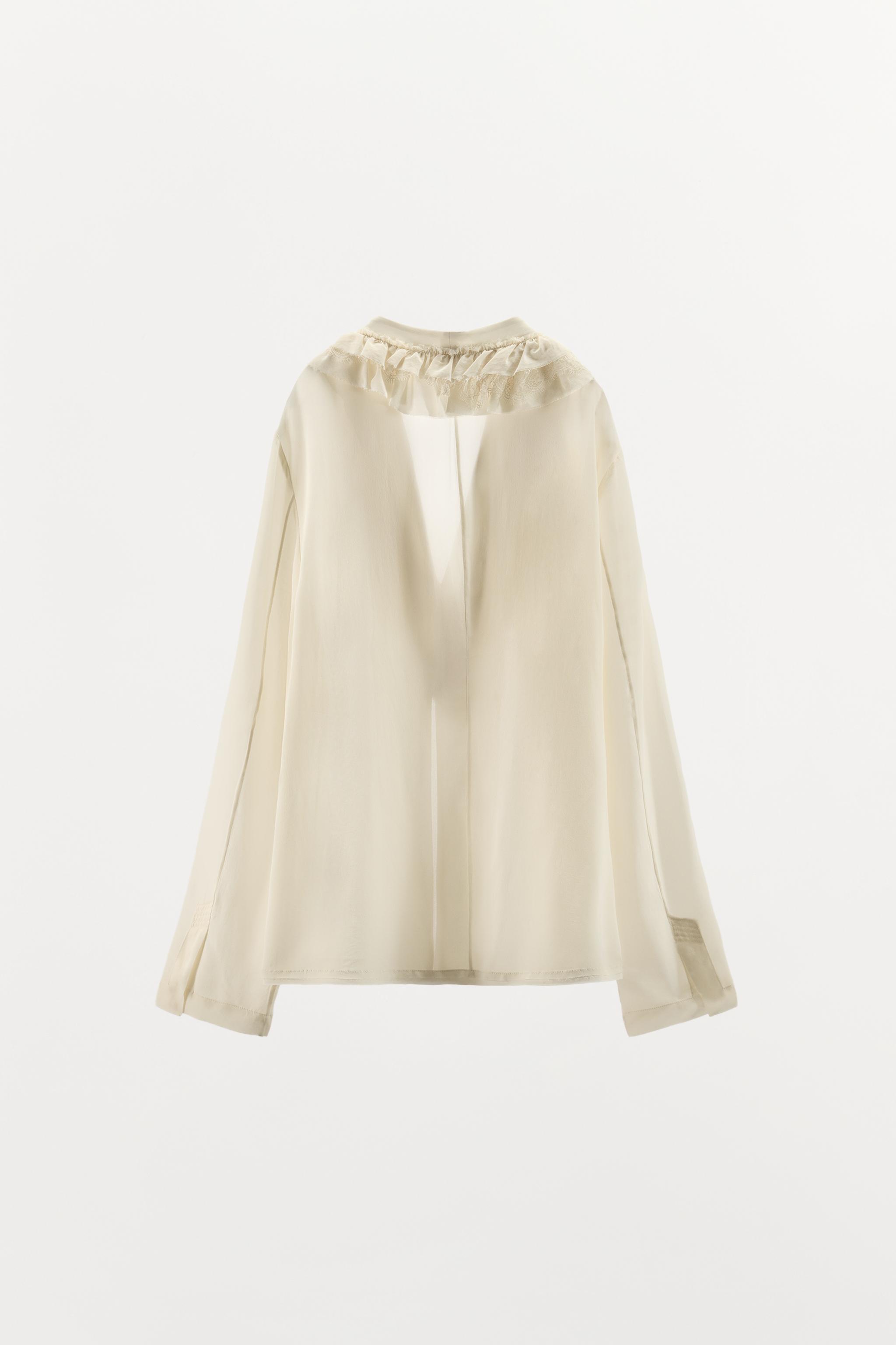 ZW COLLECTION LIMITED EDITION FLOWY RUFFLE SHIRT