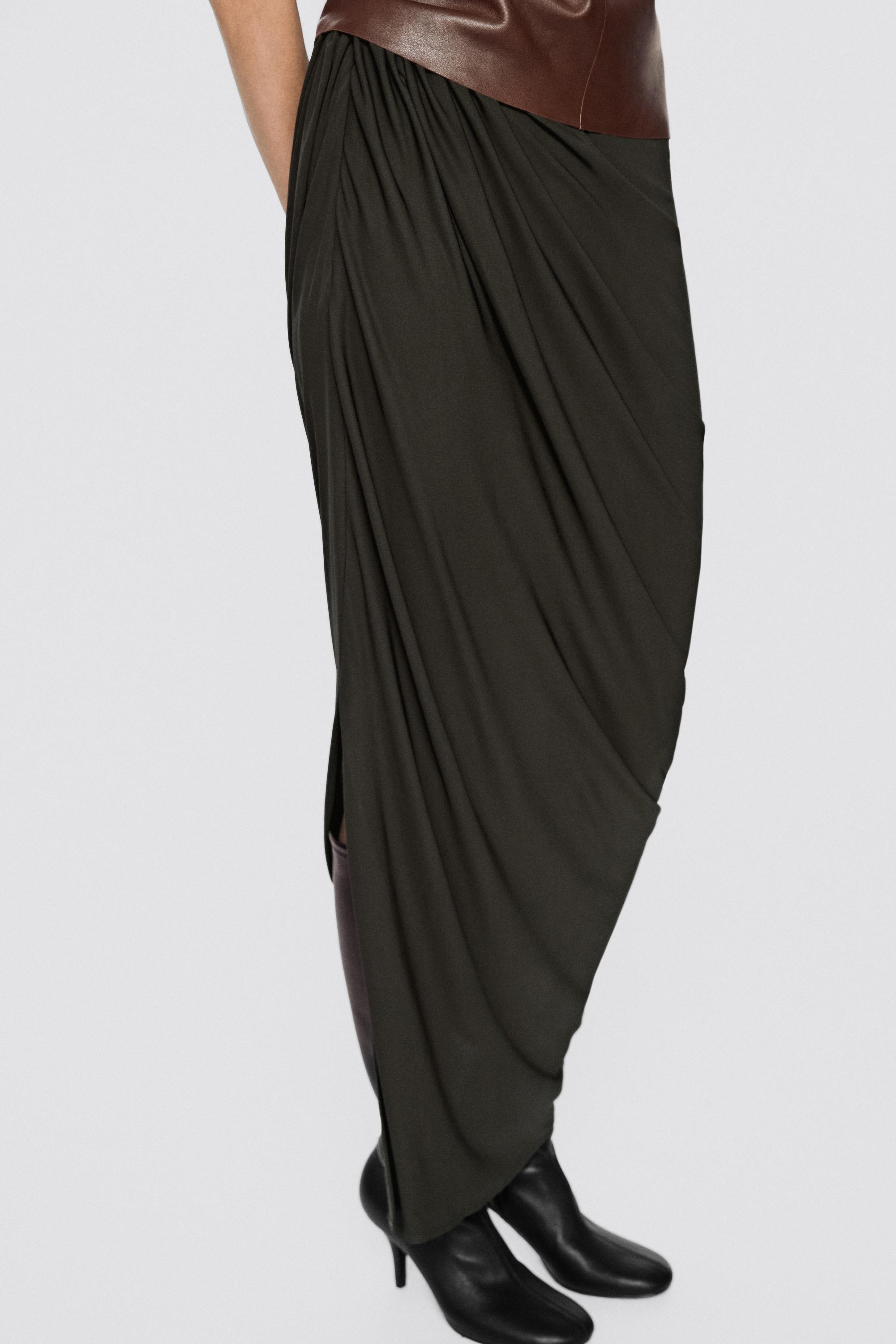 Draped midi skirt - LIMITED EDITION