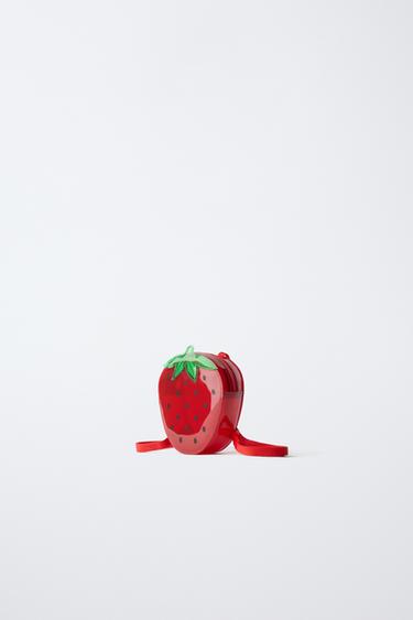 STRAWBERRY VINYL BACKPACK - Red by Zara - Image 1