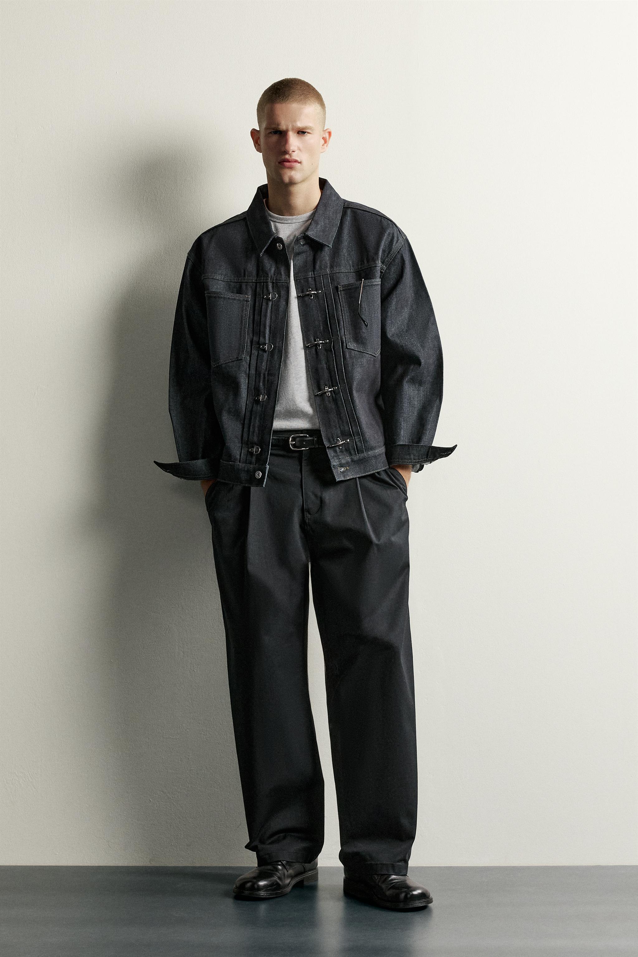 FIREMAN CLASP DENIM JACKET - Indigo | ZARA United States