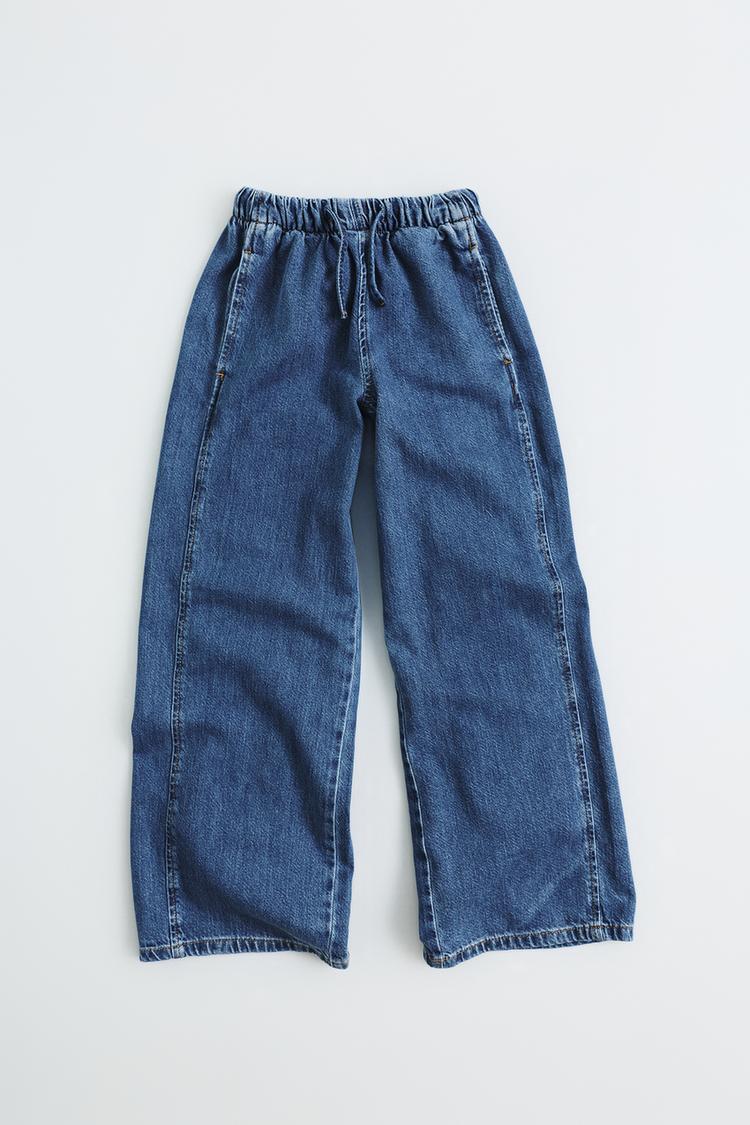 JEANS WIDE LEG CORDONES