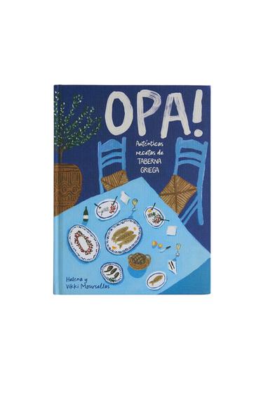 Zara OPA SMALL GREEK RECIPES (SPANISH) - 藍色