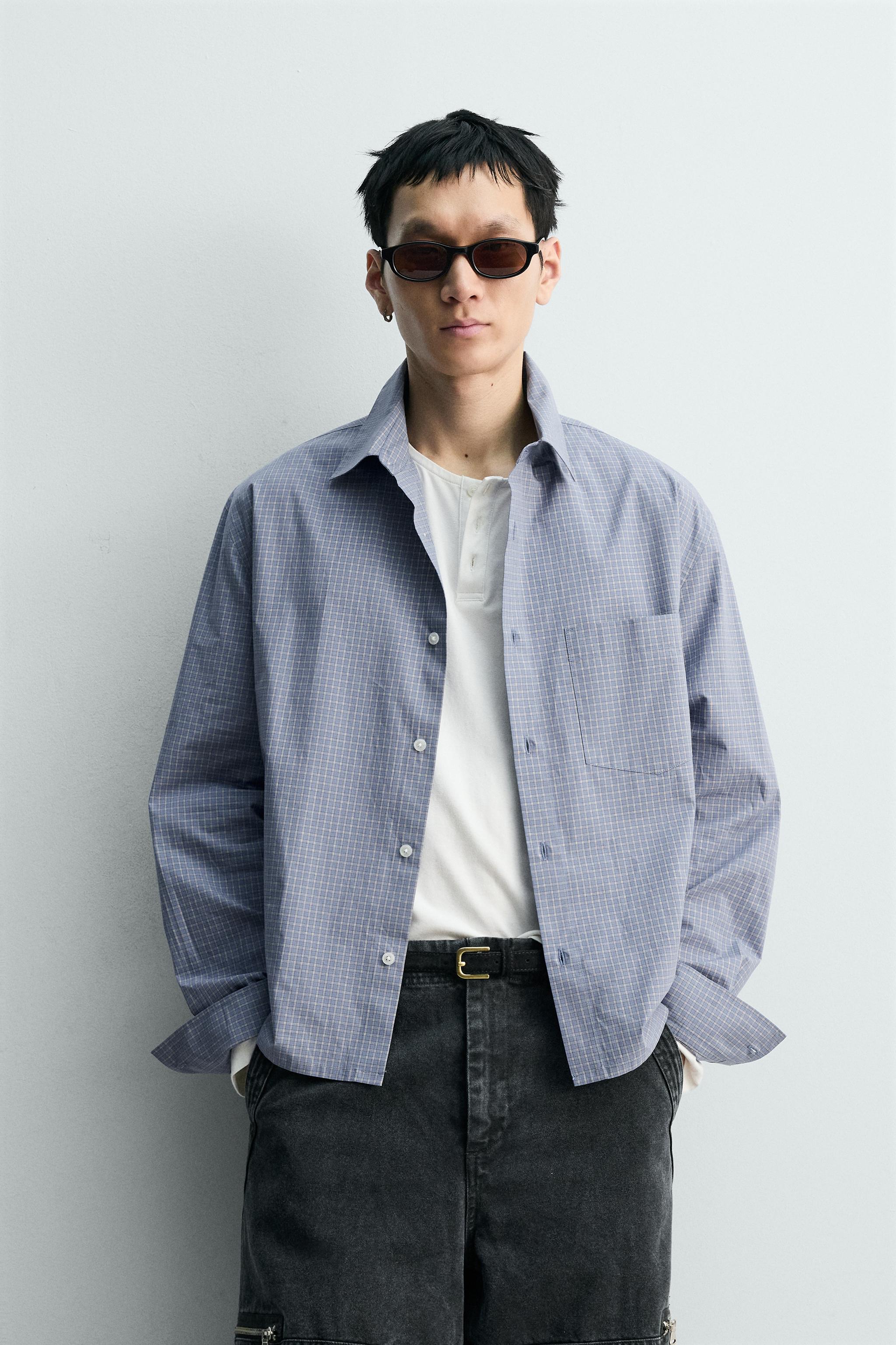 チェック柄シャツ | メンズ | ZARA 日本