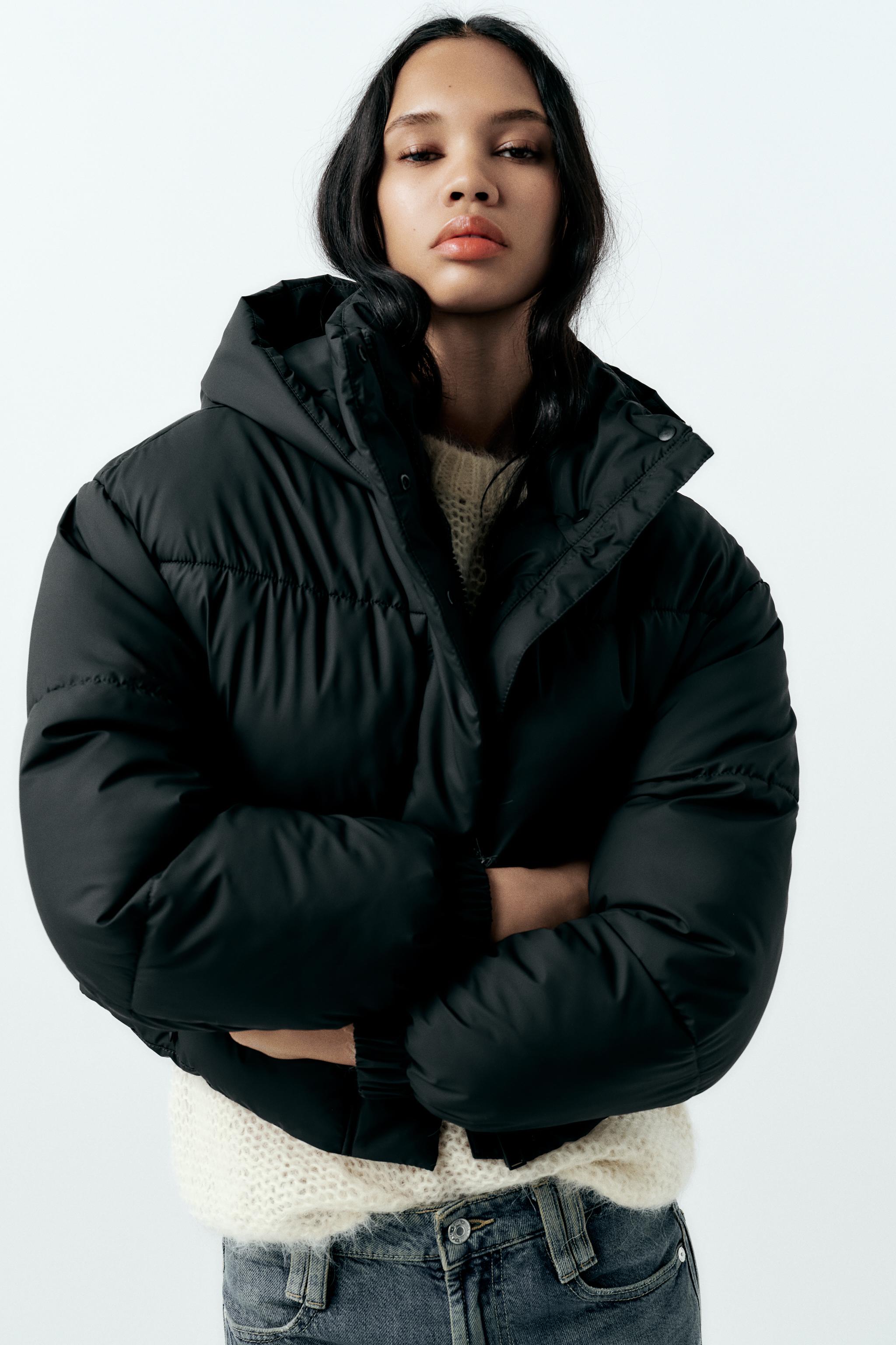 WIND PROTECTION RUBBERIZED ANORAK - Black | ZARA Canada