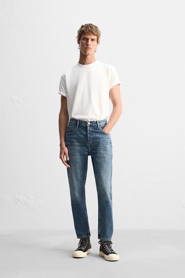 Zara Mavi - SLIM CROPPED-FIT JEAN
