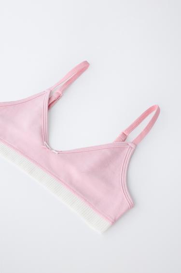 9-14 ANS/ LOT DE TROIS TOPS CONTRASTE - Multicolore de Zara - Image 1