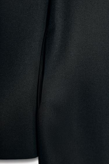 ROBE VESTE À BOUTONNAGE CROISÉ ZW COLLECTION - Noir de Zara - Image 6