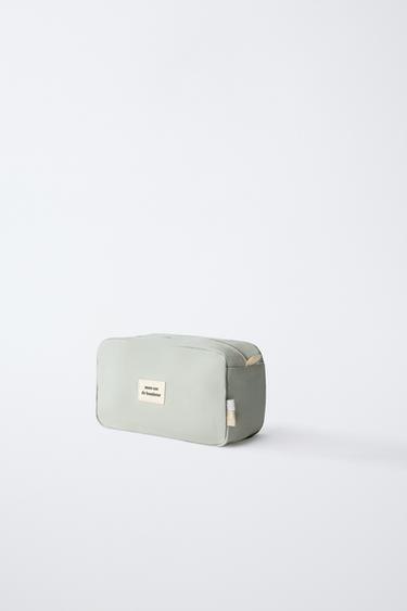 BASIC TOILETRY BAG - Grey by Zara - Image 1