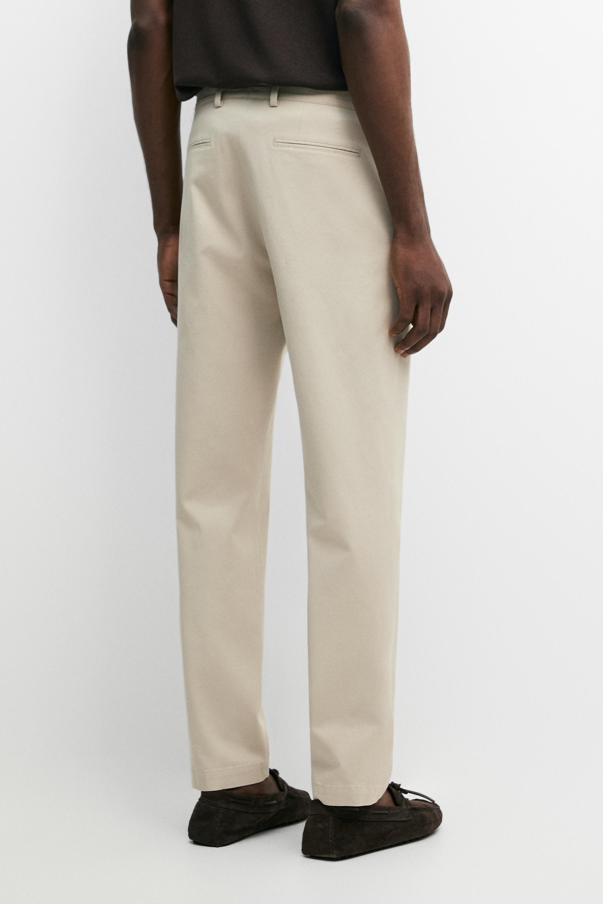 Pantalon slim avec coton