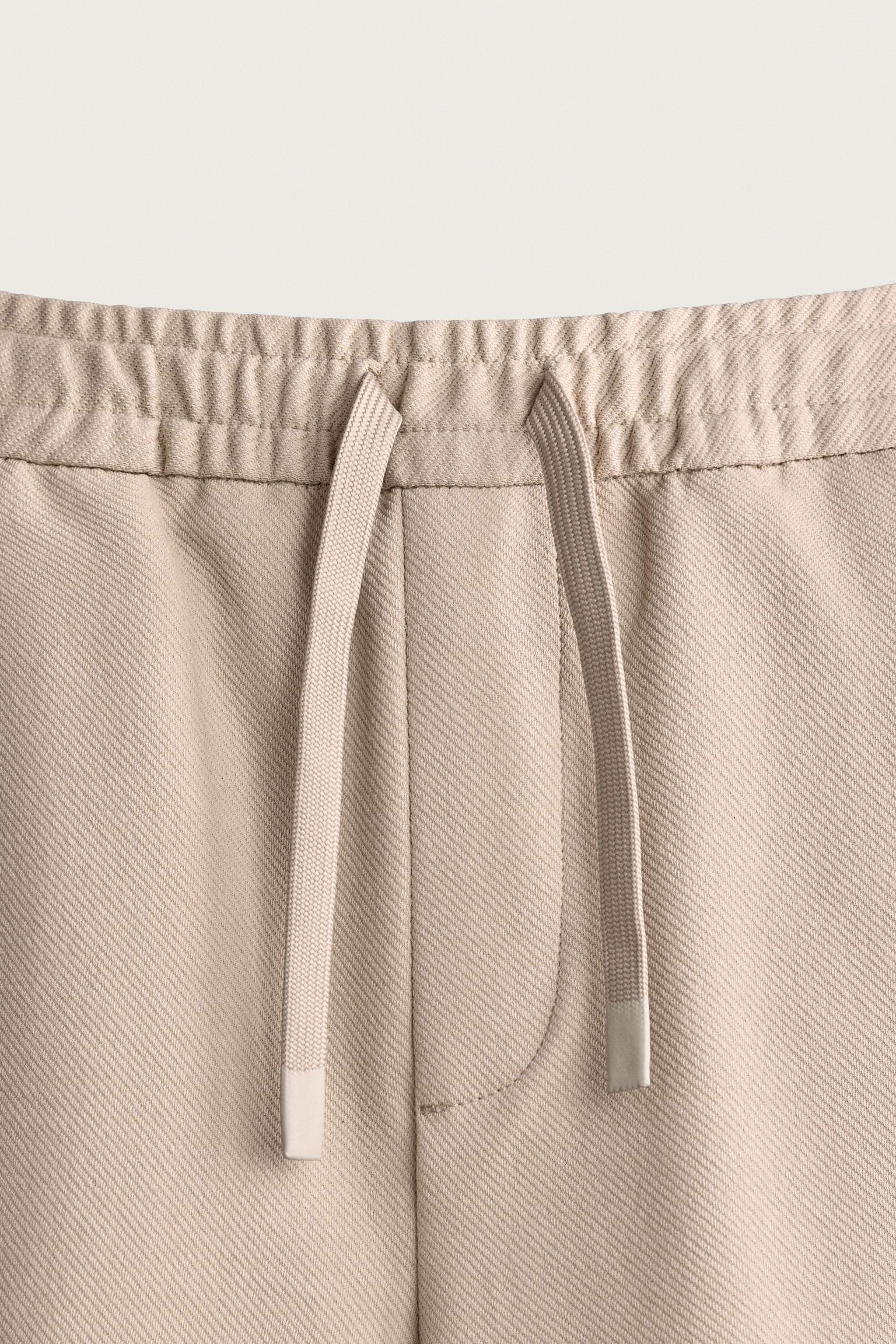 Детские шорты Zara COMFORT TEXTURED SHORTS — фото 8