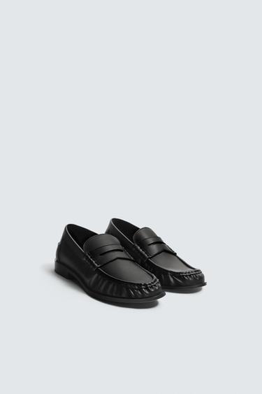 DRESS PENNY LOAFERS - Black by Zara