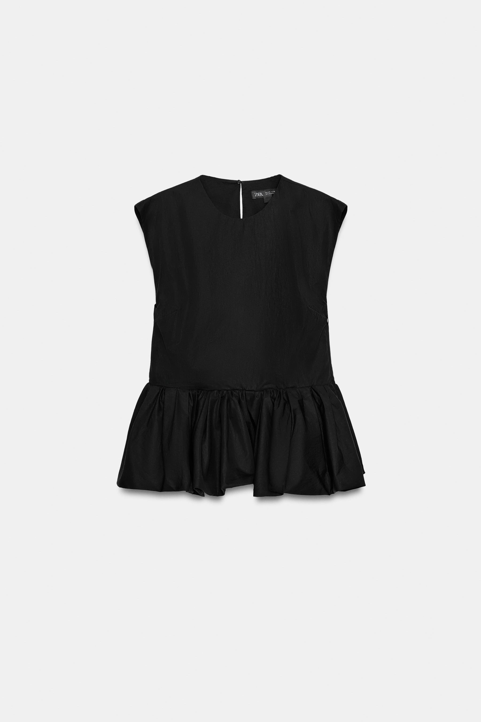 ZW COLLECTION KOLSUZ PEPLUM TOP - Görsel 6