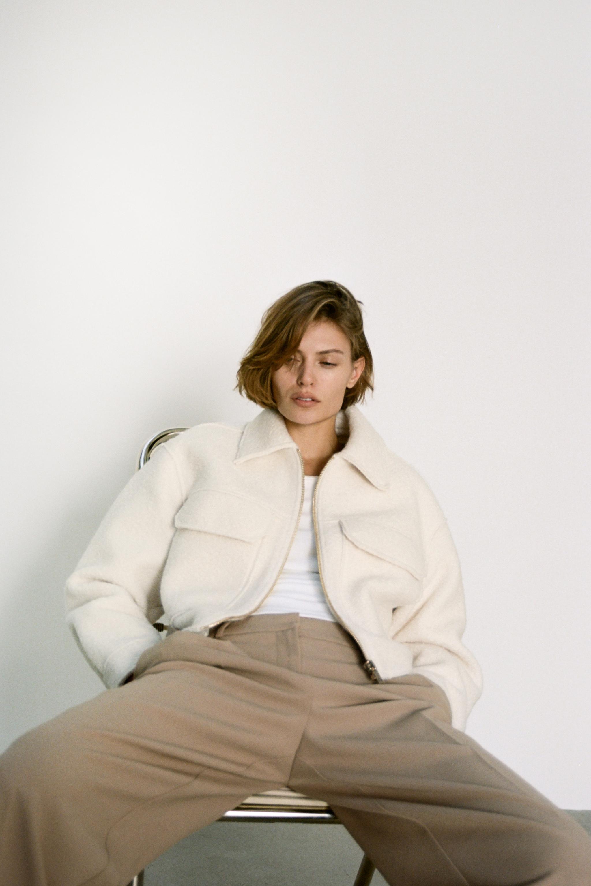 Women s White Jackets ZARA United States