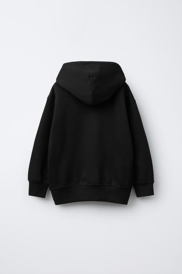 BASIC HOODIE - Black by Zara - Image 1