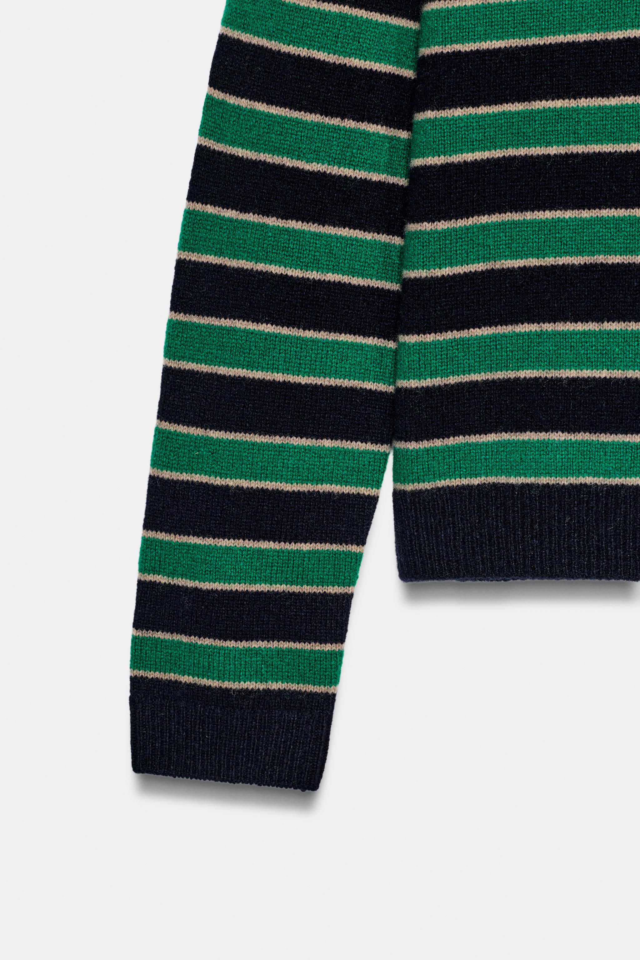 100% WOOL STRIPED JUMPER