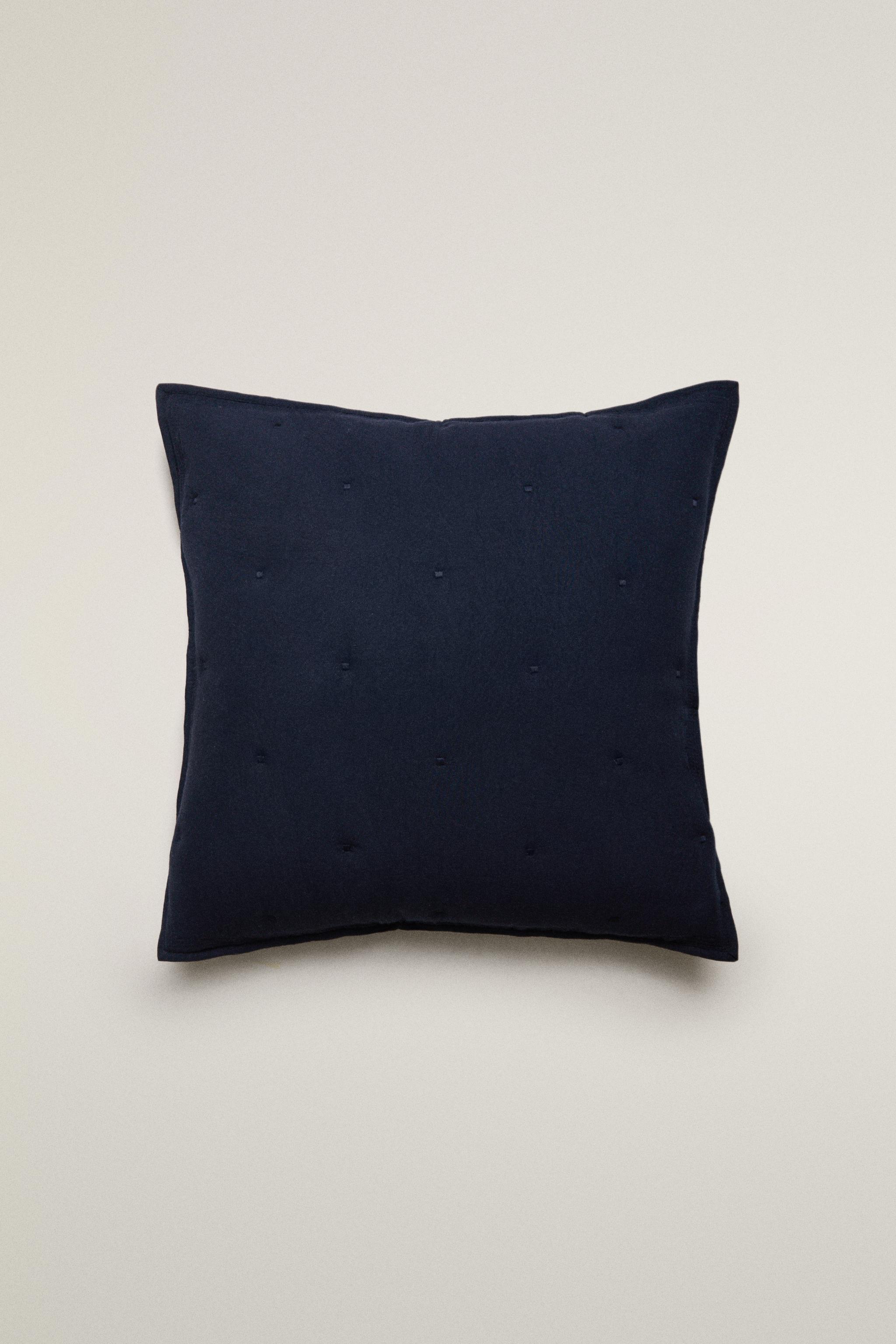 マイクロファイバー クッションカバー - MIDNIGHT BLUE | ZARA Japan