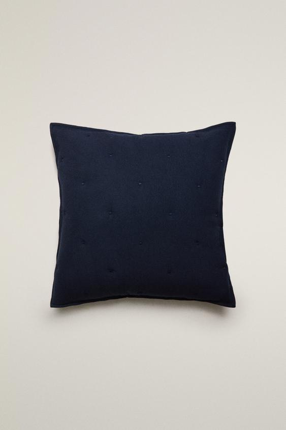 غلاف وسادة للألحفة من الألياف الدقيقة - MIDNIGHT BLUE الخاص بـ Zara - صورة 0